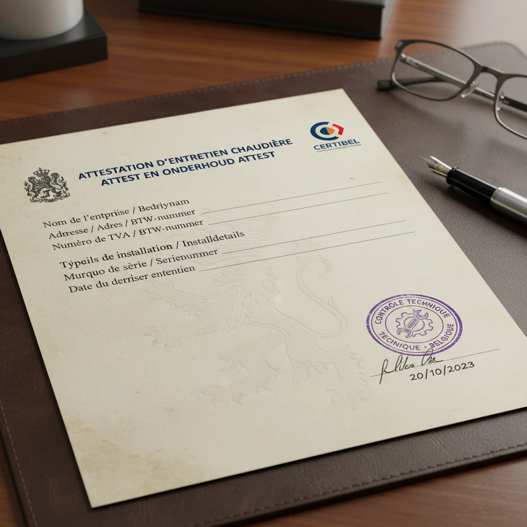 Entretien chaudiere obligatoire en Belgique