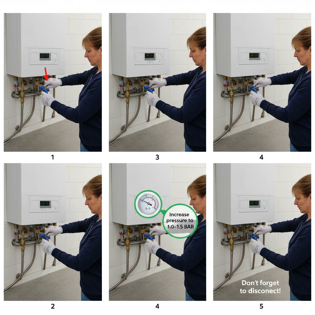 Comment remettre la pression de sa chaudiere