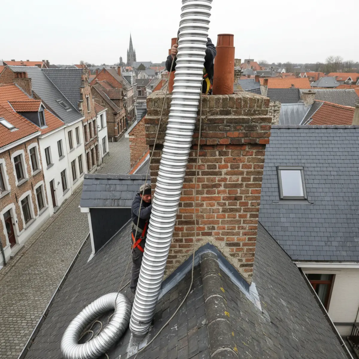 Tubage de cheminée : guide complet pour la Belgique